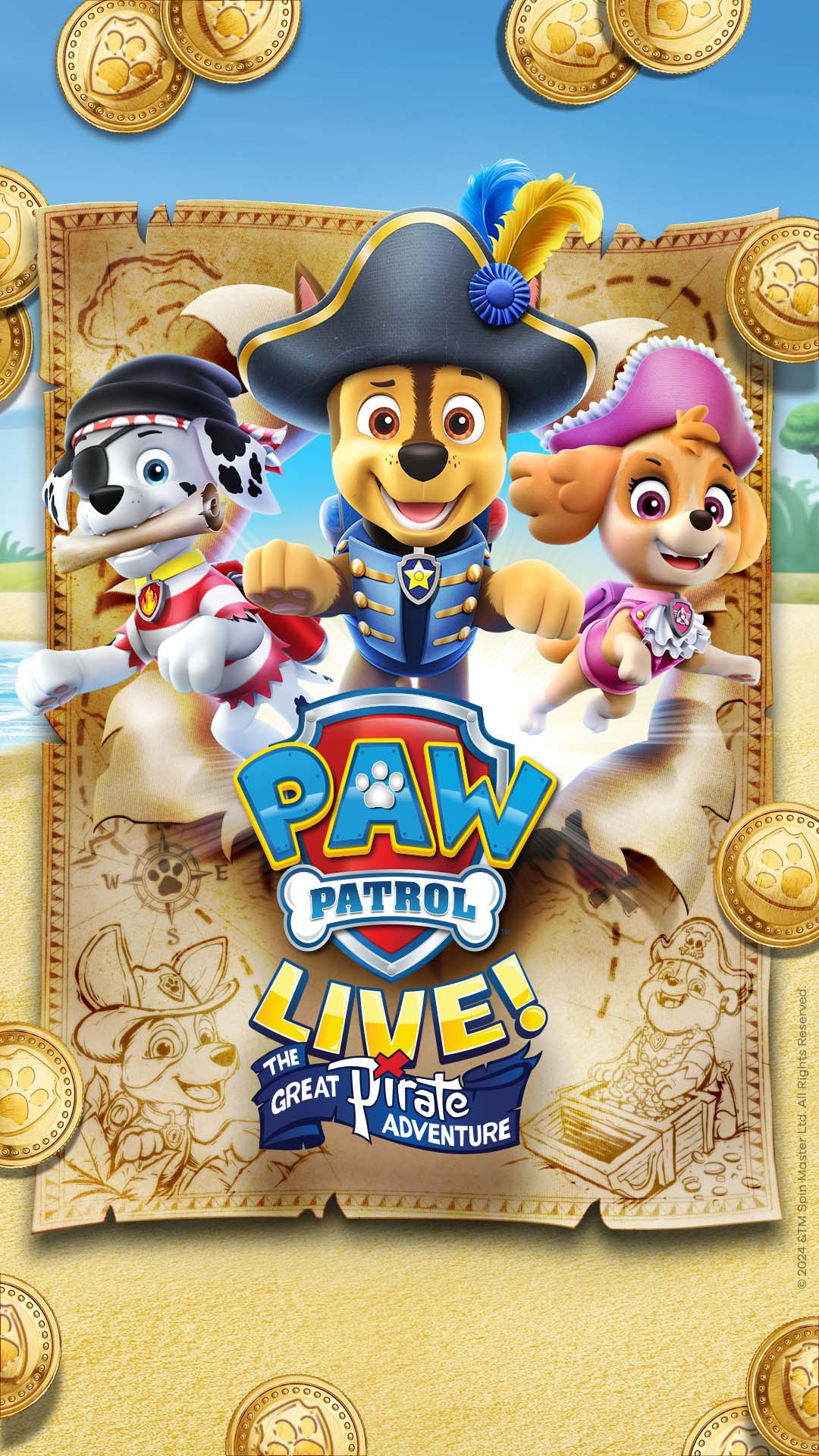 PAW Patrol Live - The Great Pirate Adventure